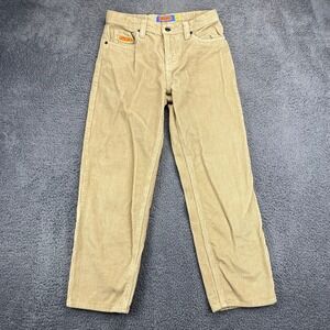 Empire Corduroy Pants‎ Womens Size 26 Y2k Beige Relaxed Fit Casual